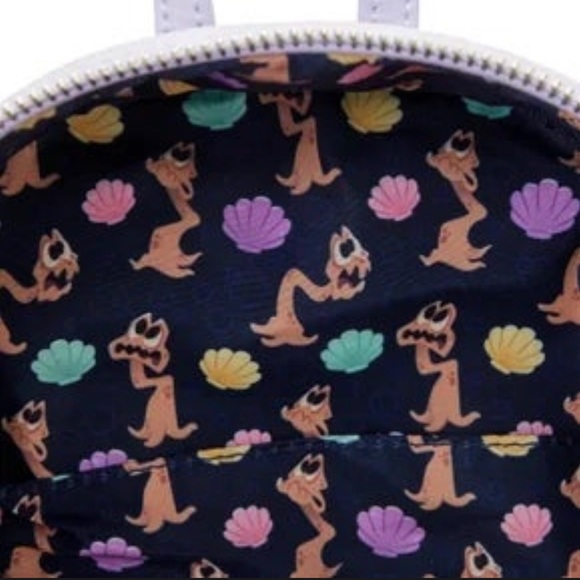 NWT - Loungefly Disney The Little Mermaid Ursula Lair Glow Mini Backpack - Picture 7 of 7